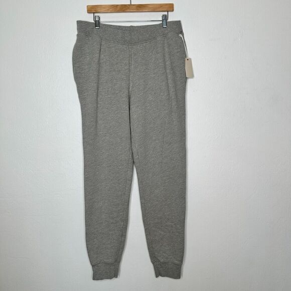 Good American New Womens Size 4  (US XL) Heather Grey Boyfriend Sweatpants NWT - Picture 2 of 7